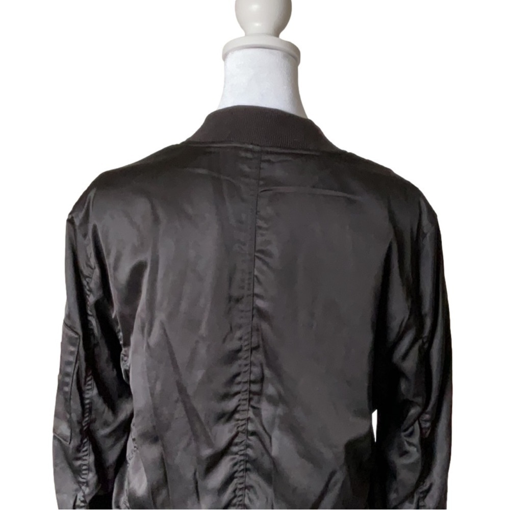Lucky Brand Ruched Bomber Jacket - Picture 7 of 13
